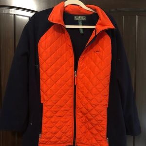 Ralph Lauren Jacket, Orange/Navy. Size 3xl
